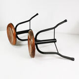 Pair of swivel stools, 1970s