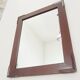 Large Cherry Wood Mirror France 1970s