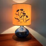 Vintage blown glass lamp from the 70s