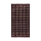 1980s Angora Gray Wool Shaggy Tulu Rug 3'8" X 6'10"