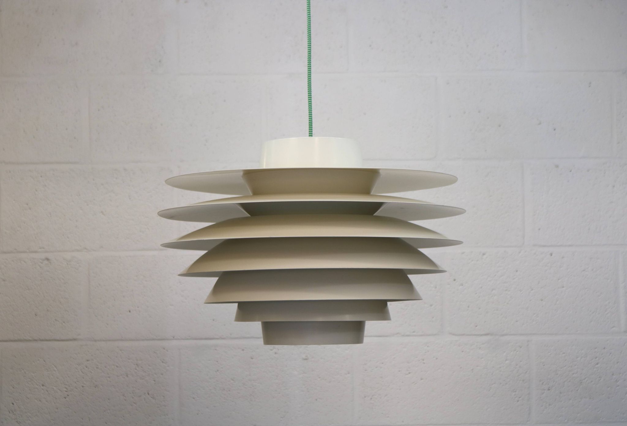 XL Verona Pendant Lamp by Svend Middelboe for Nordisk Solar - 1980s Scandinavian