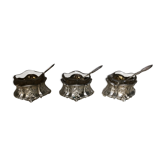 Set of three salt shakers