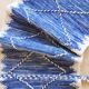 Tapis de couloir bleu