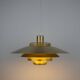 Danish vintage pendant lamp Dania by Kurt Wiborg, Jeka, 1980s