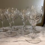 Verres gravés anciens