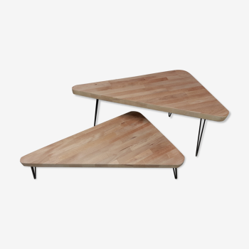 Duo de tables basses gigognes