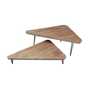 Duo de tables basses gigognes