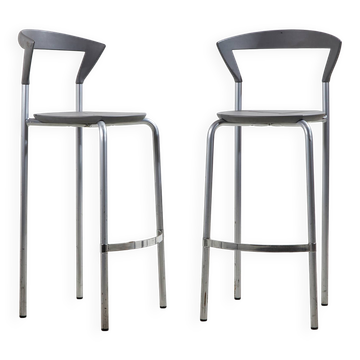 Tabouret de bar Opus par Pelikan Design pour Bent Krogh, lot de 2
