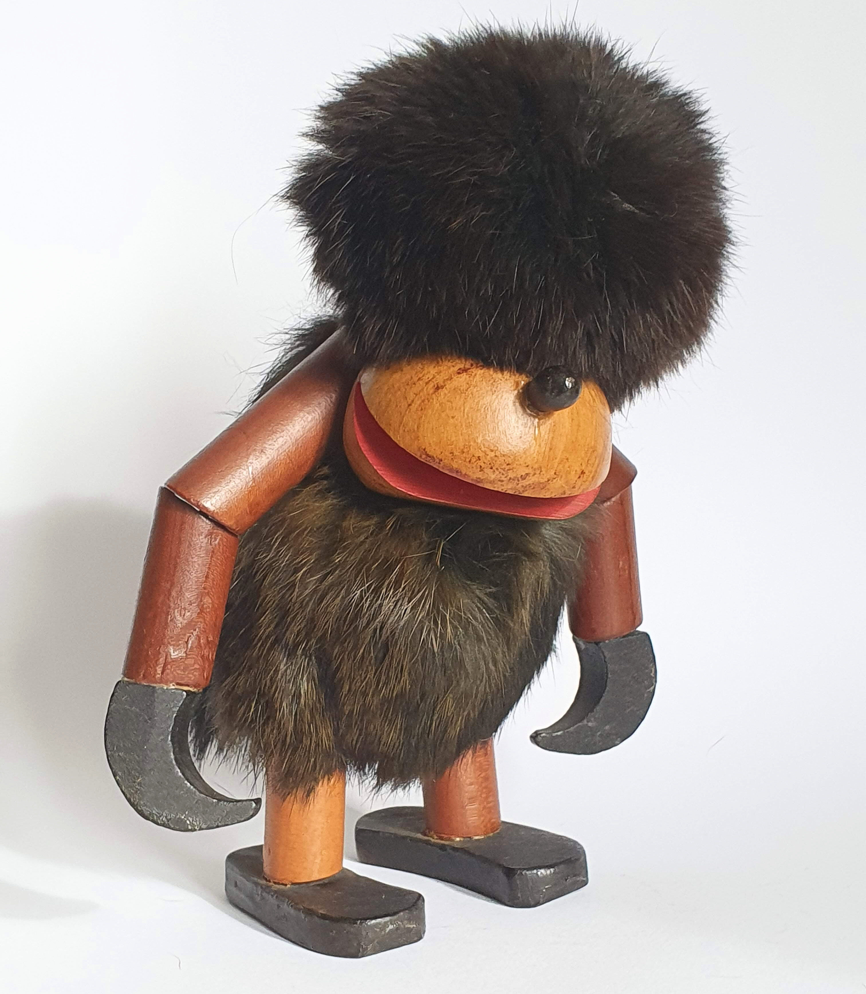 Danish Troll figure in teak 60s.