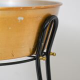 Vintage metal planter