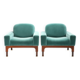 pair of "romantico" armchairs by Piero Ranzani, Elam edition 1950