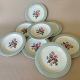 8 semi-deep plates Salins Opaceline 702