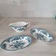 Enoch Wedgewood "Asiatics Pheasants" style "Earth" serving dishes and gravy boat