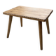 Table brutaliste savoyarde en chêne