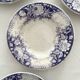 4 Sarreguemines "Jardinière" ironstone soup plates