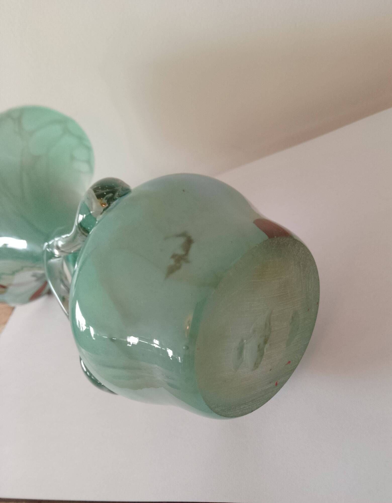 Vintage Murano blown glass vase 1950s/60s