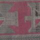 Vintage Turkish hallway rug 99x385 cm