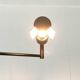Lampe sur pied haloprofil de l'âge spatial vintage par V. Frauenknecht pour Swisslamps International, années 1970