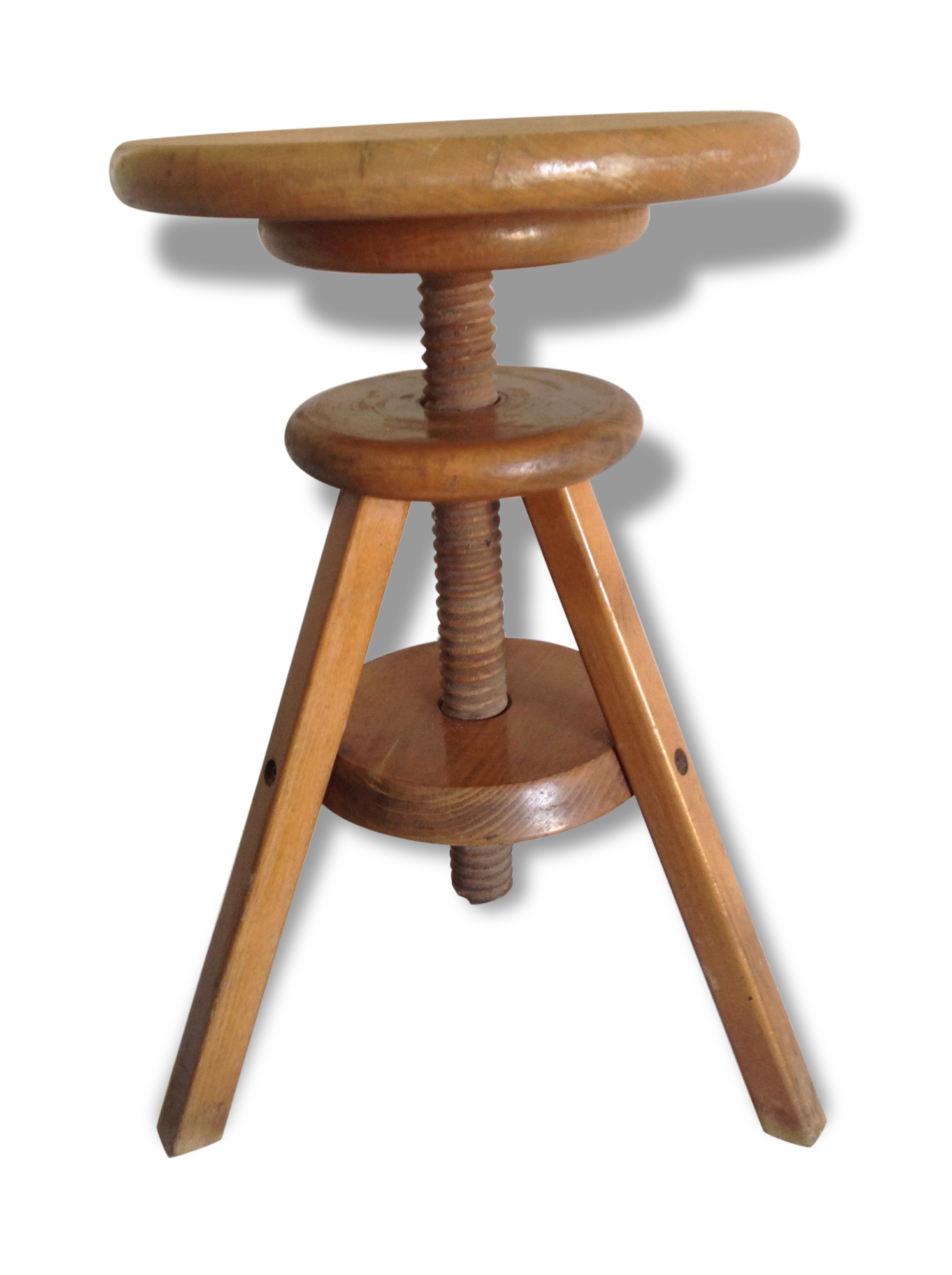 Workshop wooden stool