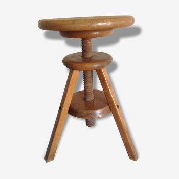 Tabouret d'atelier en bois