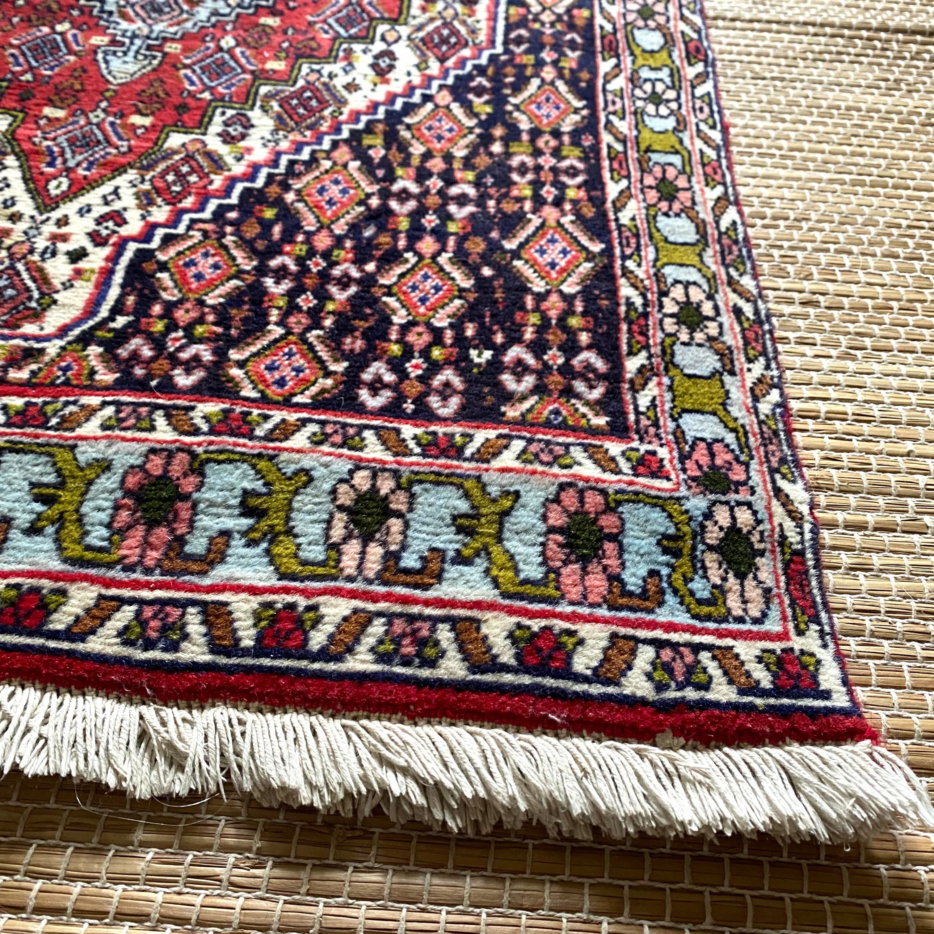 Persian wool carpet 69x113
