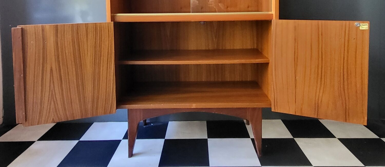 Vintage Gauthier storage cabinet bookshelf