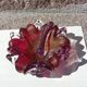 Cendrier et pilon verre et inclusions or Murano vintage