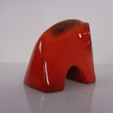 Majolica Ceramic Elephant, 1960s