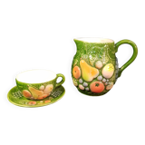 Slush pitcher and cup set