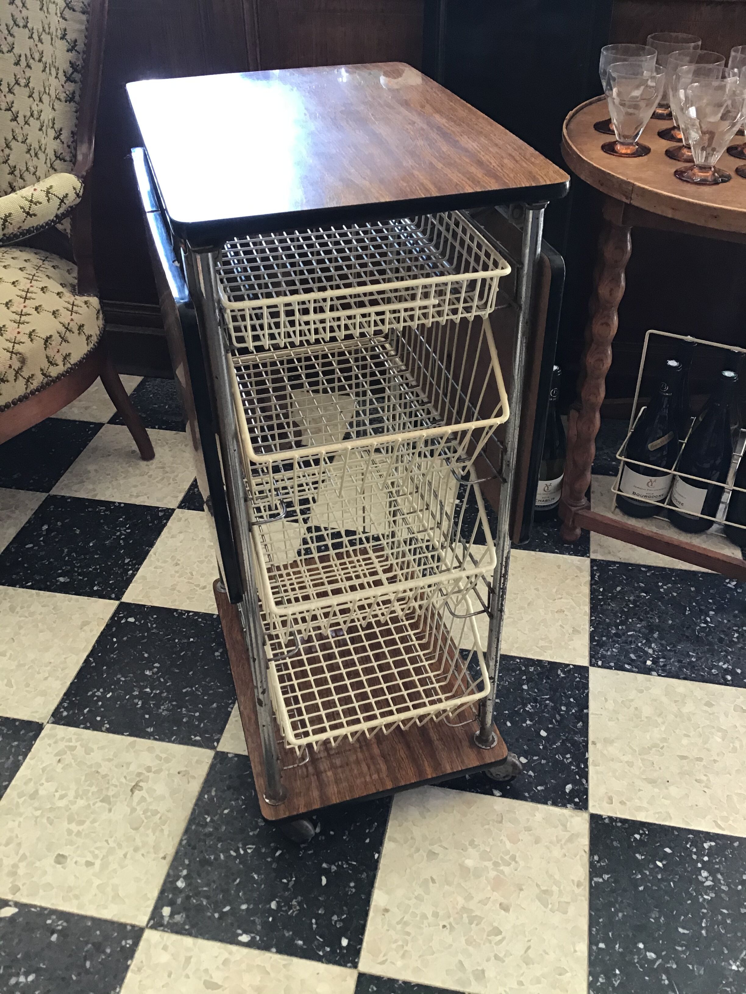 Légumier années 60 Formica