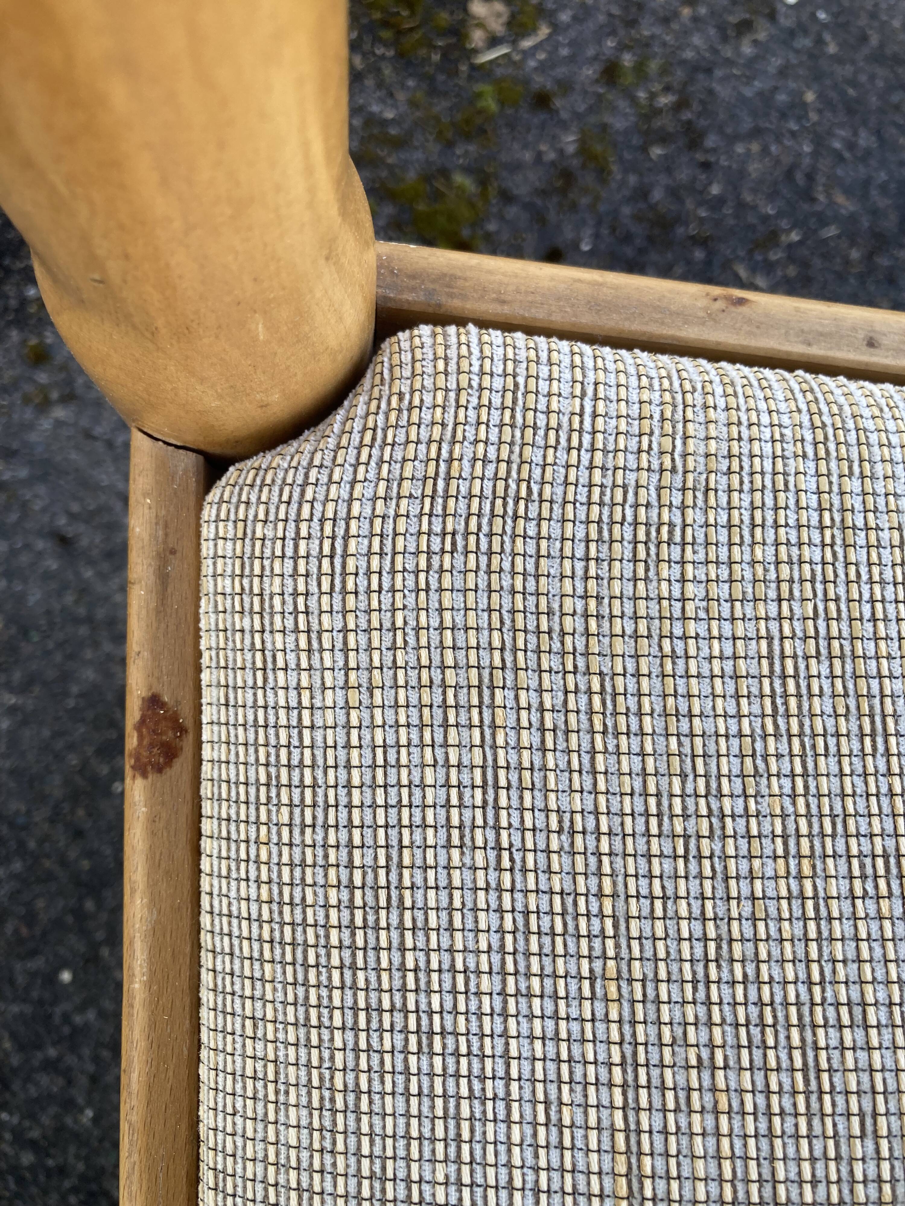 Six Carimate Cassina armchairs 1960's by Vico Magistretti