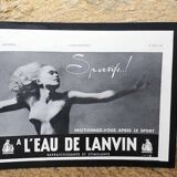 Magazine advertising poster Illustration