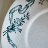 Polychrome iron earthenware saucer