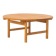 Table basse en chêne par Hans J. Wegner pour PP Møbler