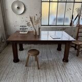 Dudouyt oak dining table 1940