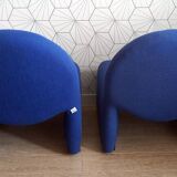 Pair of Atal low chairs - design from the 1970s.