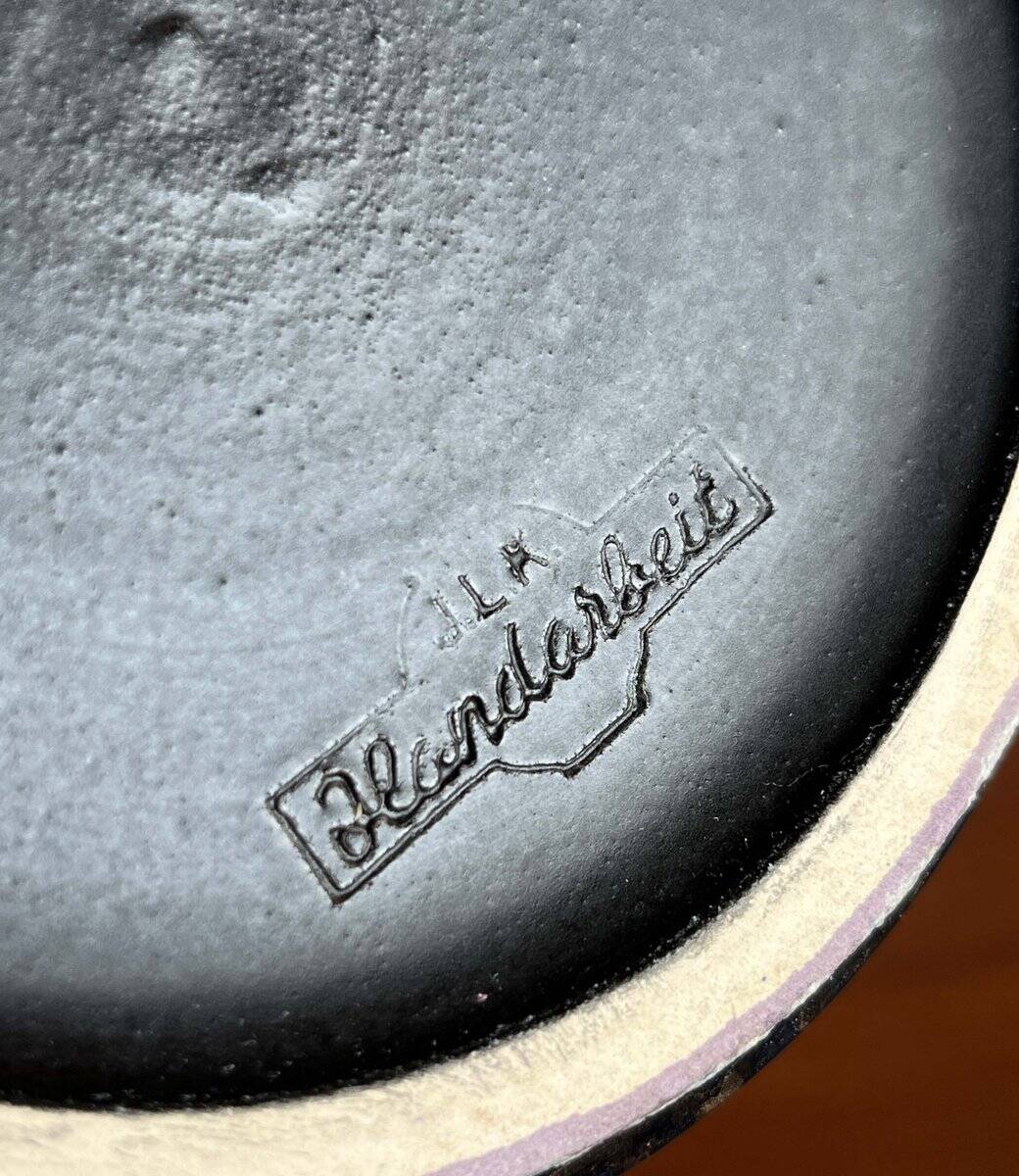 Large Studio Vase in Postmodern German Ceramic by Jakob Leopold Knödgen for JLK Keramik, 1980s