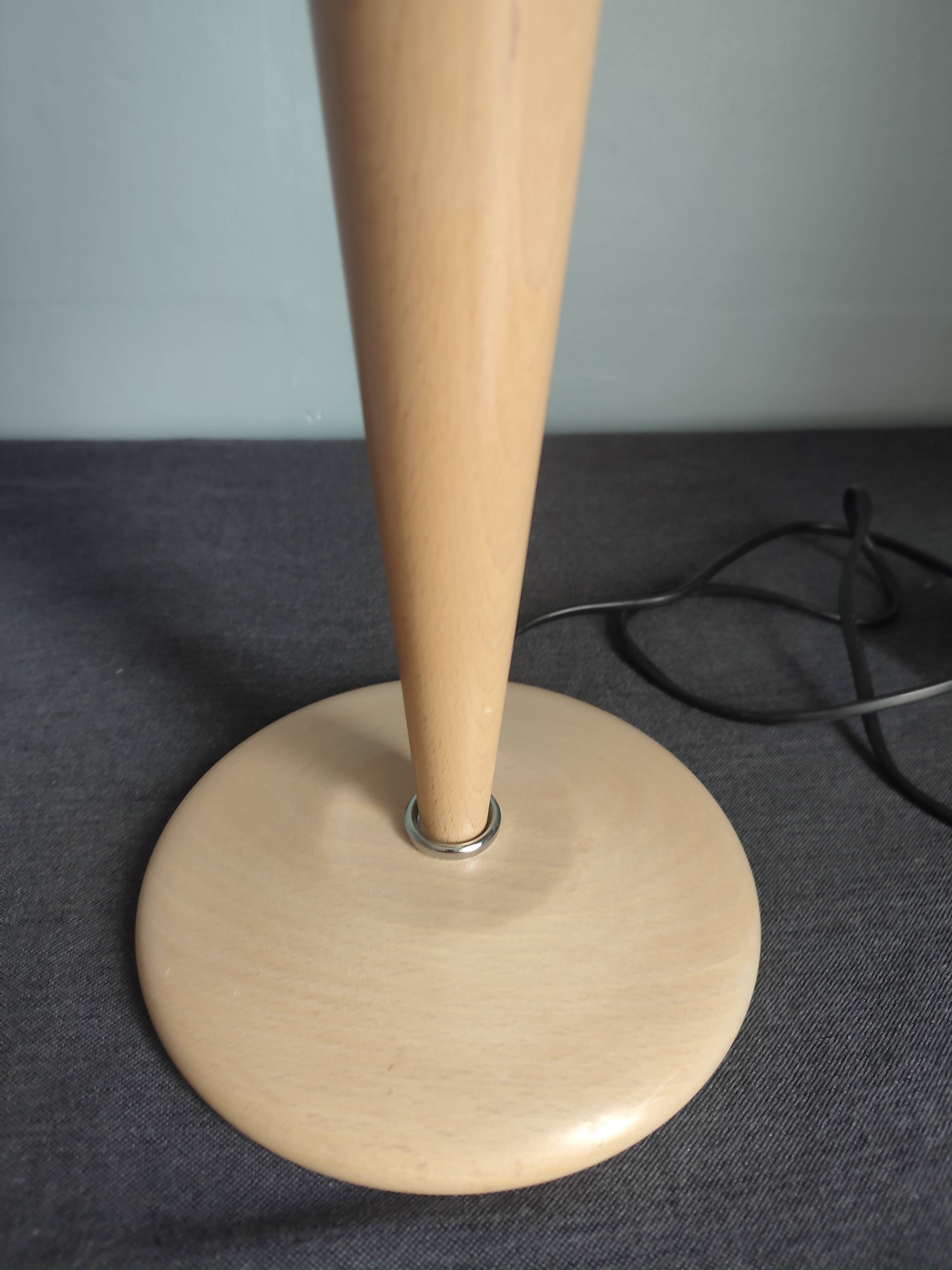 Large vintage Murano glass table lamp