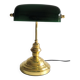 Lampe de banquier du milieu du 20e siècle