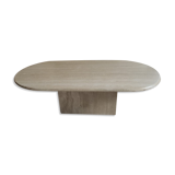 Travertine coffee table