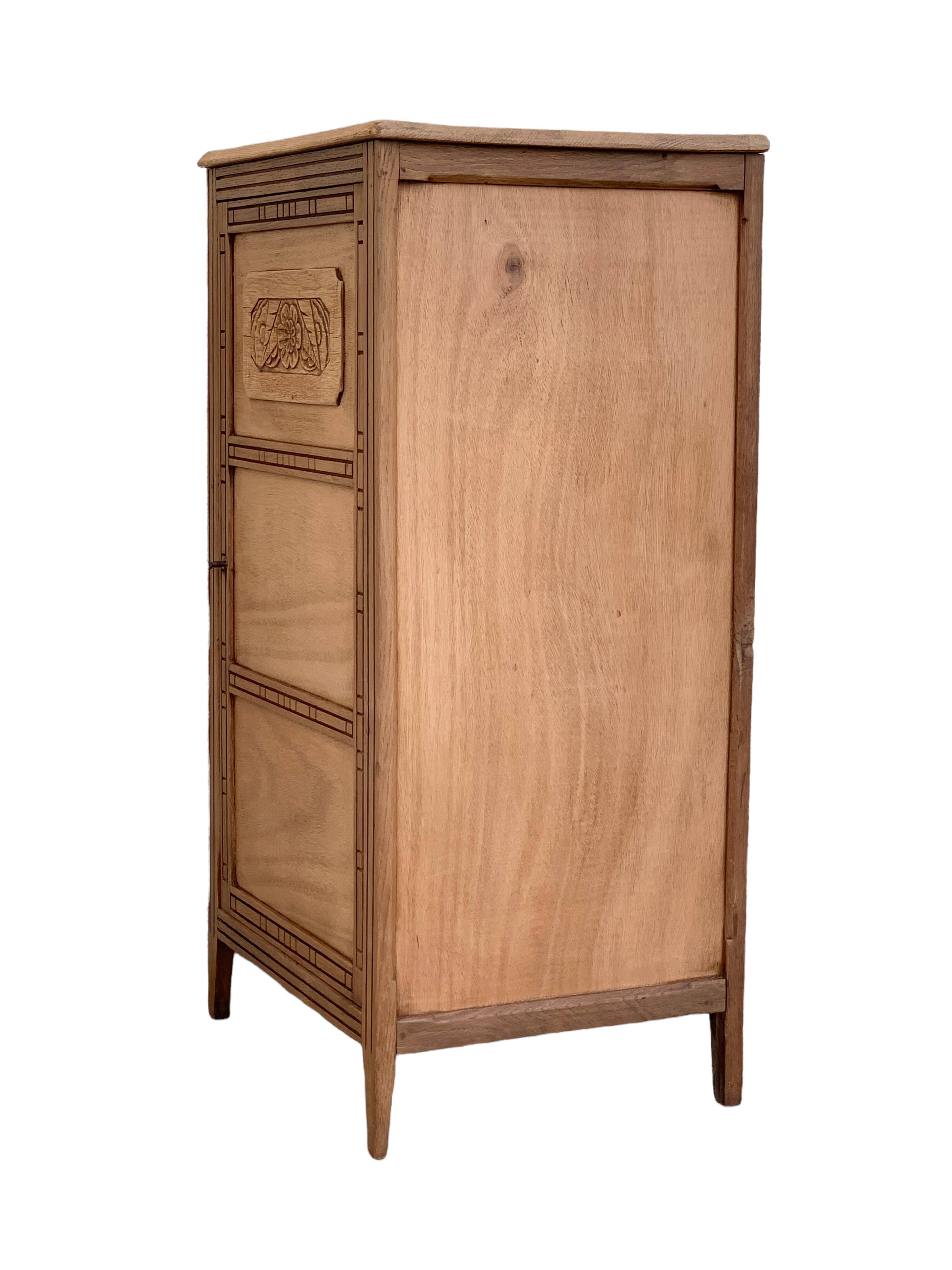 Parisian buffet art deco wood brut 1930