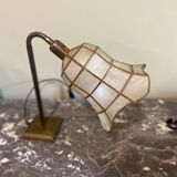 Mother-of-pearl tulip lamp