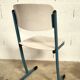 20 Chaises d'école bleues du designer Karl Northheler