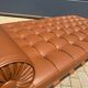 Knoll barcelona daybed mies van der rohe in cognac venezia leather, as new