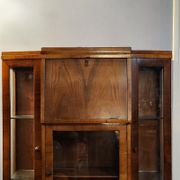 Art deco showcase bar furniture in rosewood veneer. 1930s.