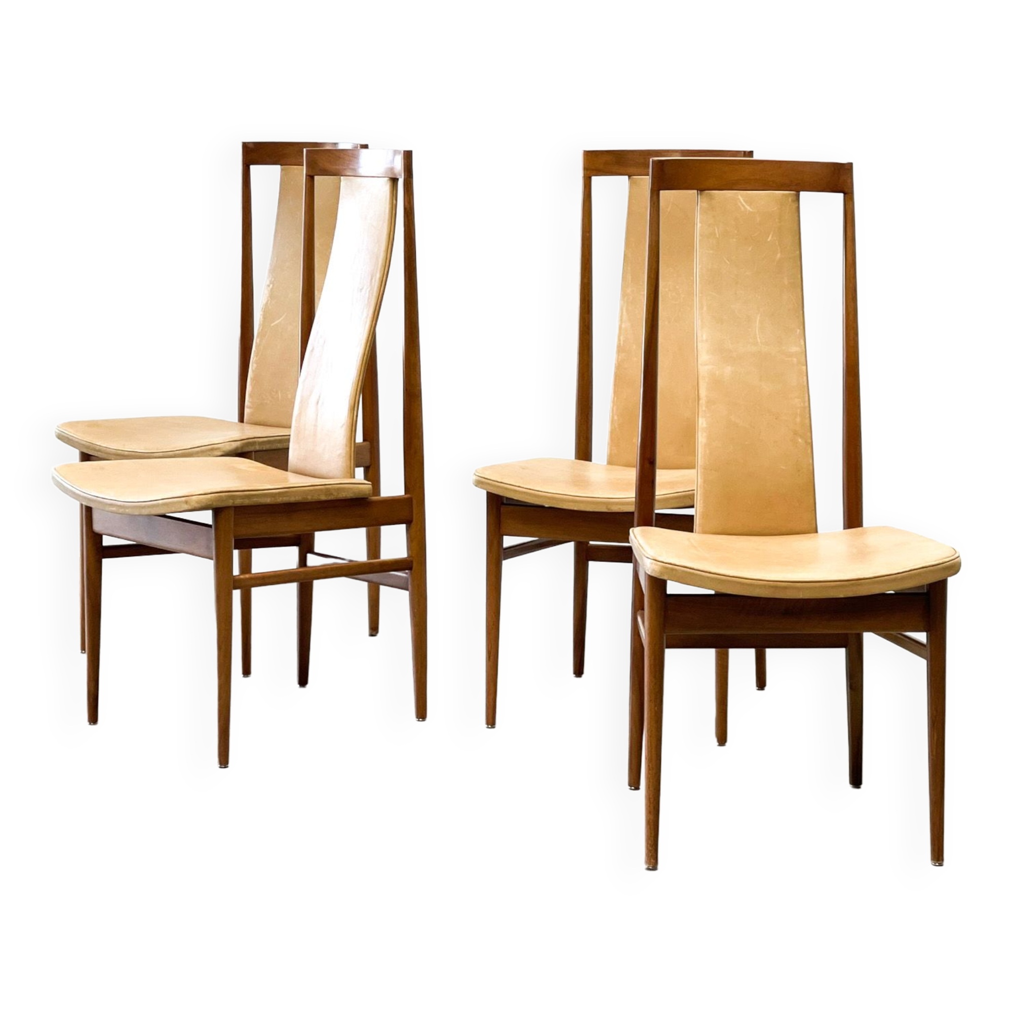 Oak dining chairs 1960s