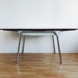 Table & chaises formica bleu