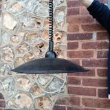 Scandinavian pendant light in perforated sheet metal