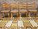 Set of 4 bistro chairs 1960