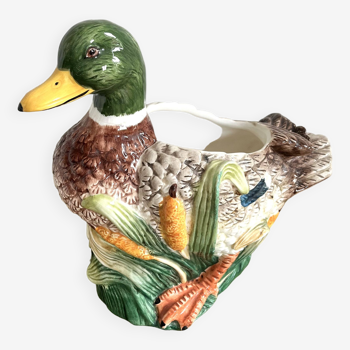 Canard barbotine pot ou jardinière